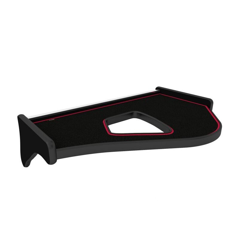 Masa bord, F-CORE, cu spatiu depozitare, pentru VOLVO FH, FH 16, FM, 2003+, Negru/ Rosu